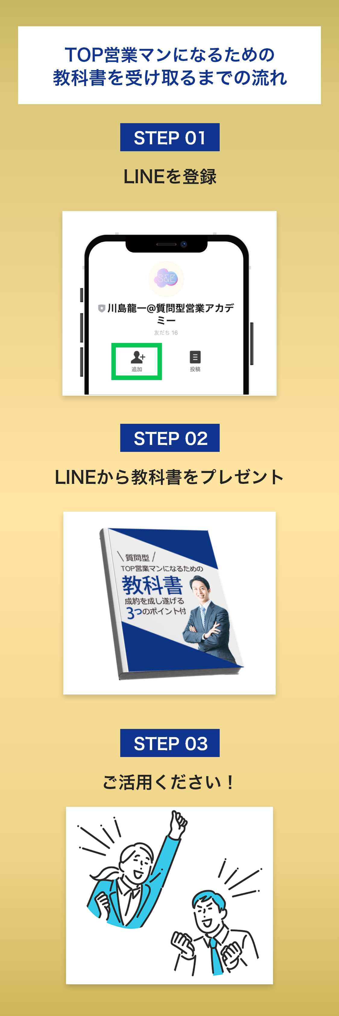 教科書受け取りのフロー